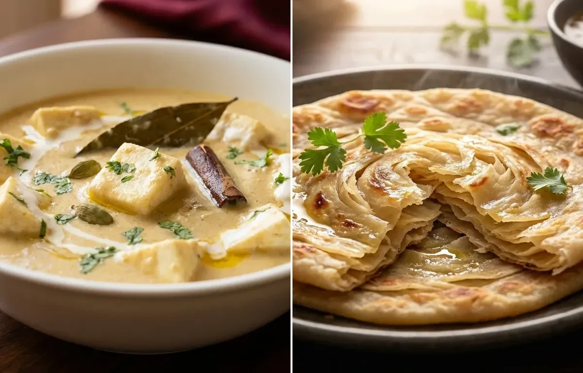 Paneer Korma with Ulte Tawa Paratha