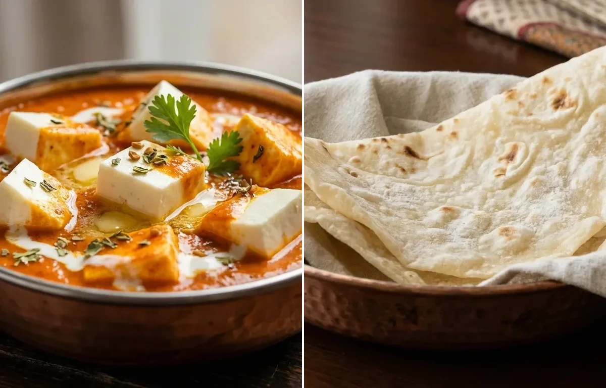 Paneer Makhanwala with Roomali Roti