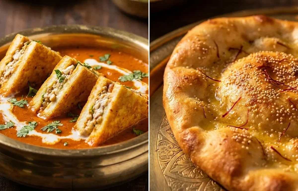 Paneer Pasanda with Taftan