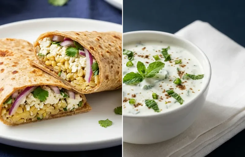 Paneer-Veg Frankie (wrap)