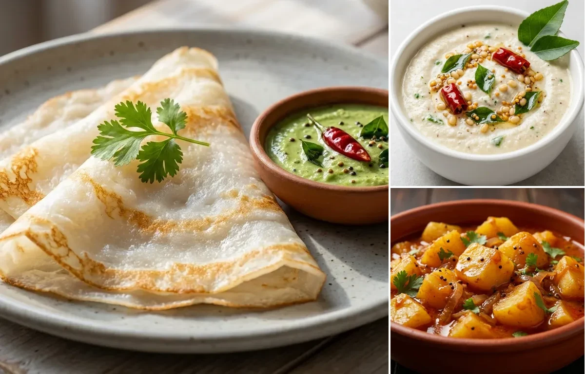 Panpale with Coconut Chutney and Batata Song