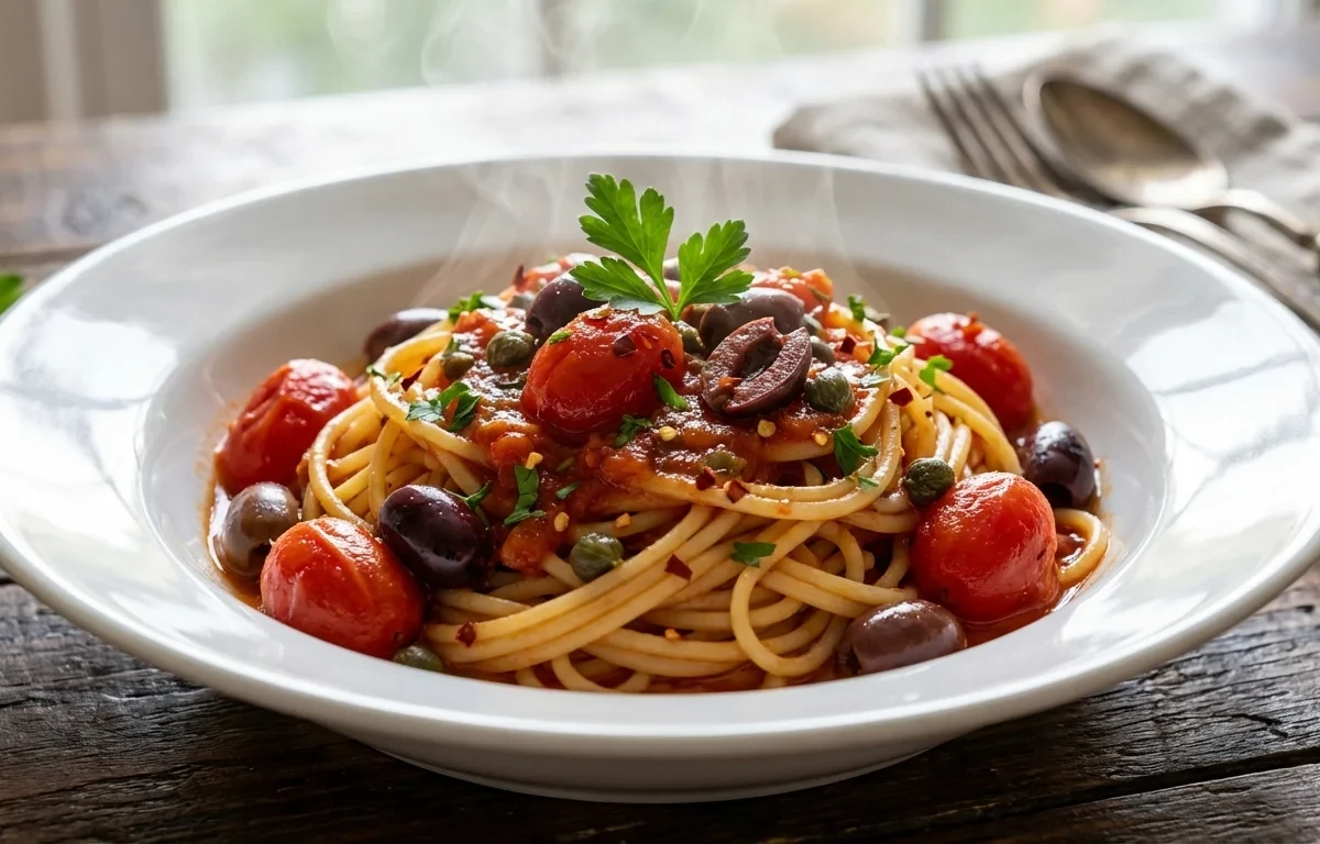 Pasta Puttanesca Quick Minute Dinners