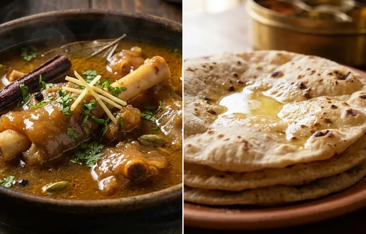 Paya Shorba with Roti