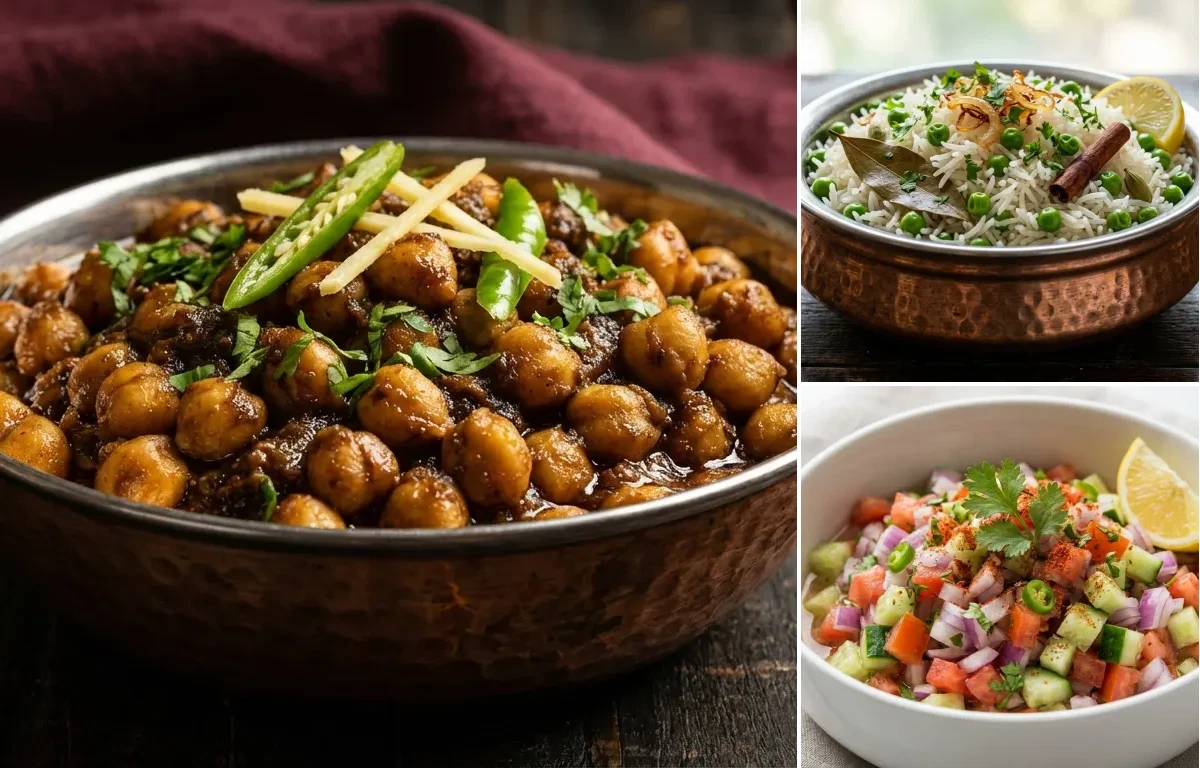 Pindi Chole with Matar Pulao