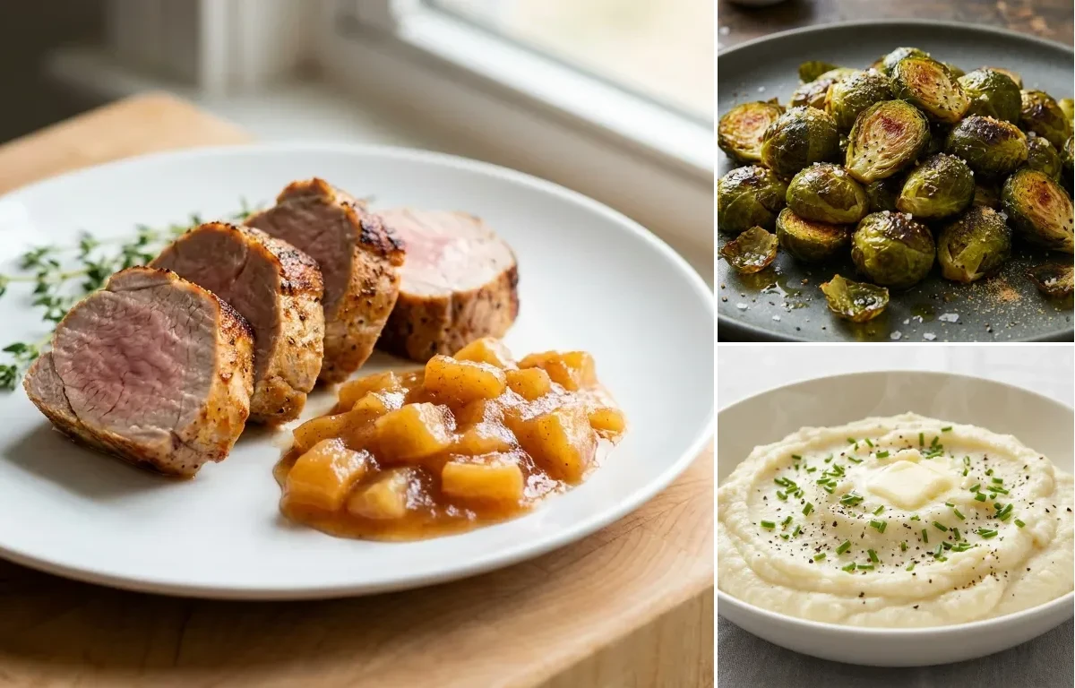 Pork Tenderloin with Apple Cinnamon Compote