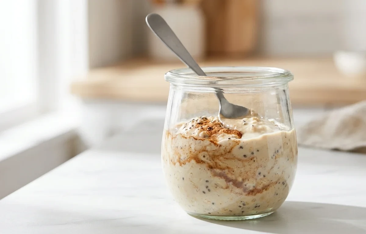 Protein Overnight Oats with Blueberries and Walnuts