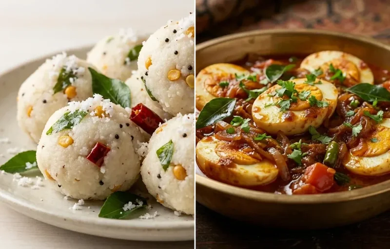 Pundi Gatti with Kerala Egg Roast
