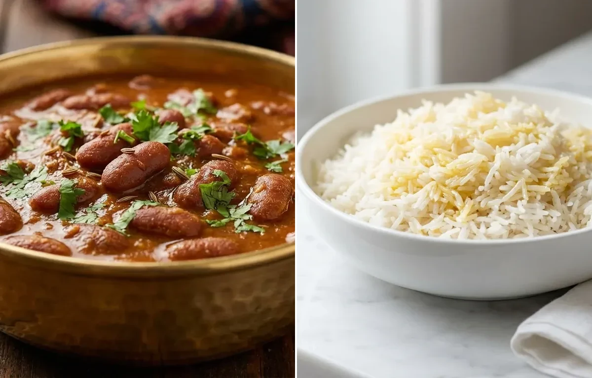 Rajma Masala with Steamed Basmati Rice