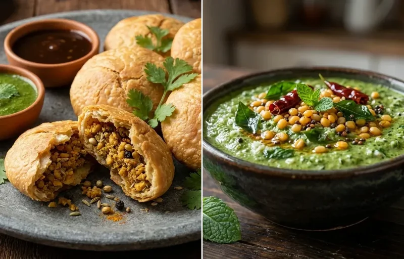 Ramganj Kachori with Pudhina Chutney