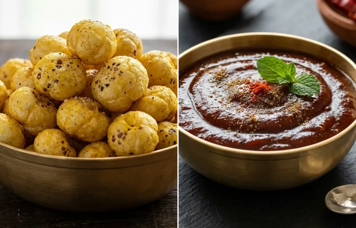 Roasted Makhana with Tamarind Date Chutney and Masala Buttermilk