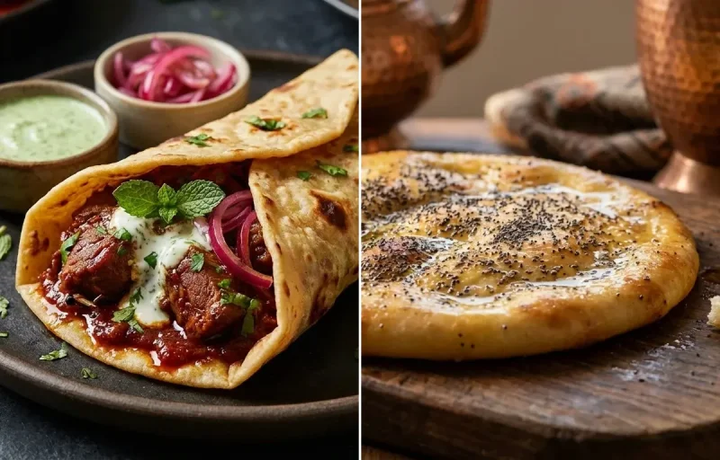 Rogan Josh Wrap with Kashmiri Czot