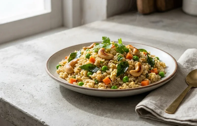Savory Vegetable Oats Upma