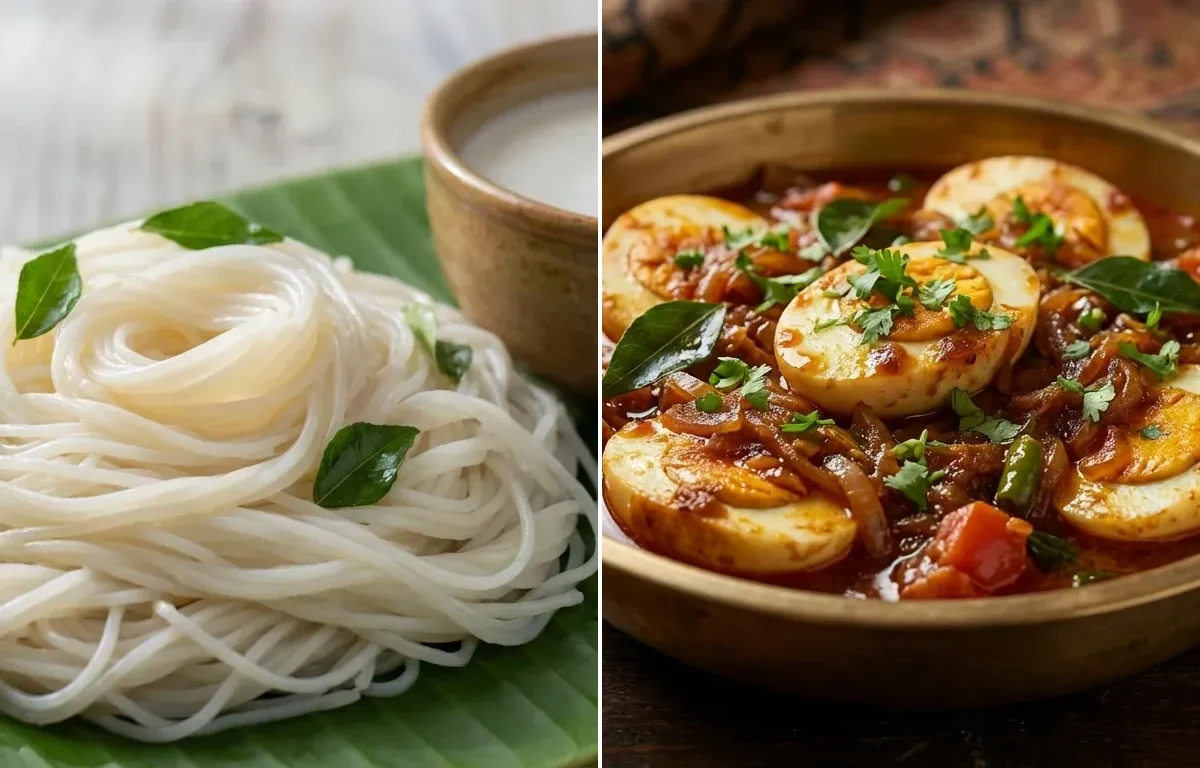 Semige with Kerala Egg Roast