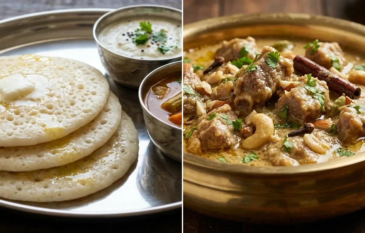 Set Dosa with Mutton Kurma
