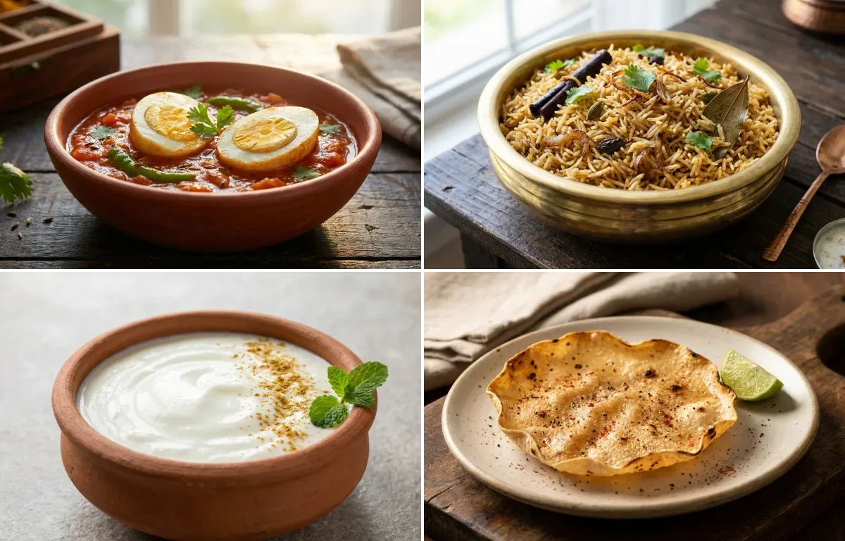 Seyal Anda with Dahi