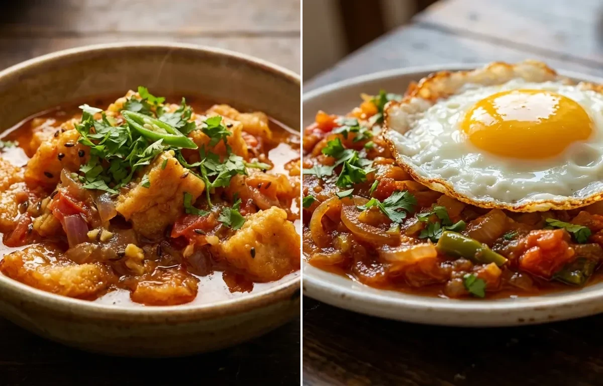 Seyal Bread with Masala Half Fry Egg