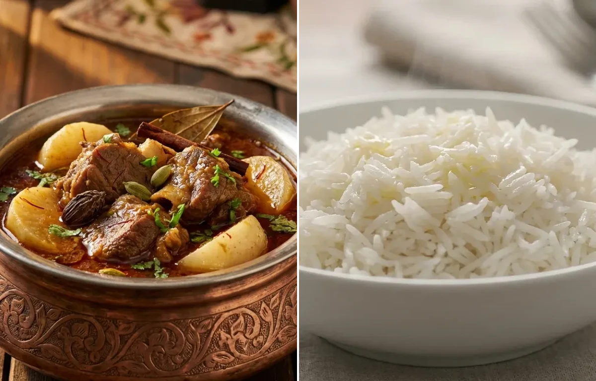 Shab Deg with Steamed Basmati Rice