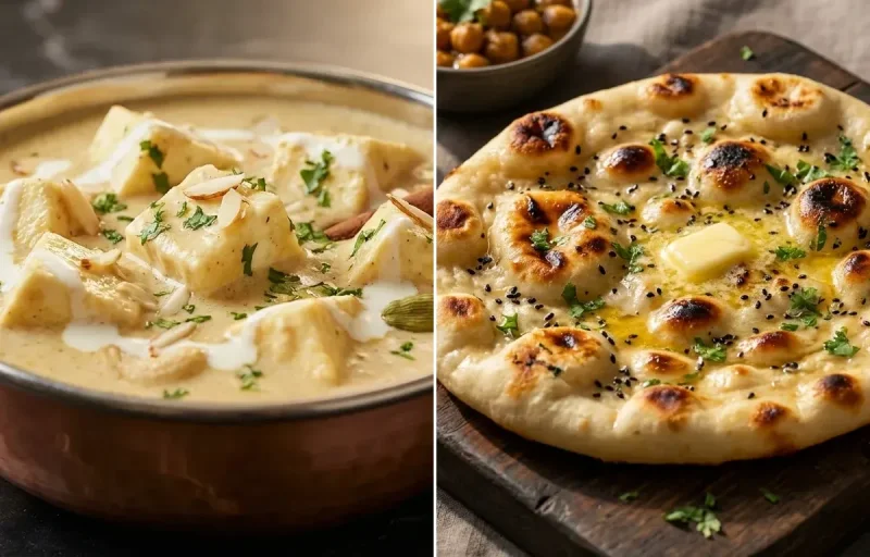 Shahi Paneer with Kulcha
