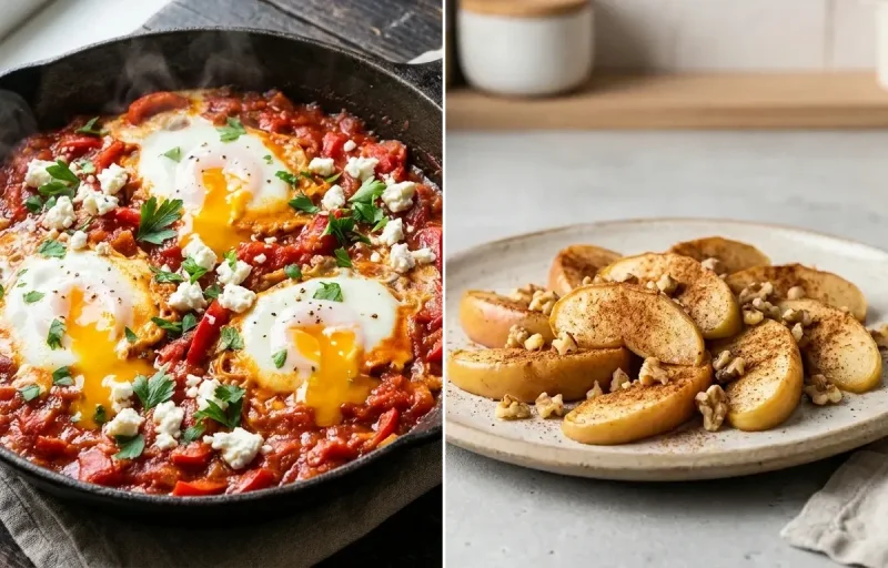 Shakshuka with Apple With Cinnamon