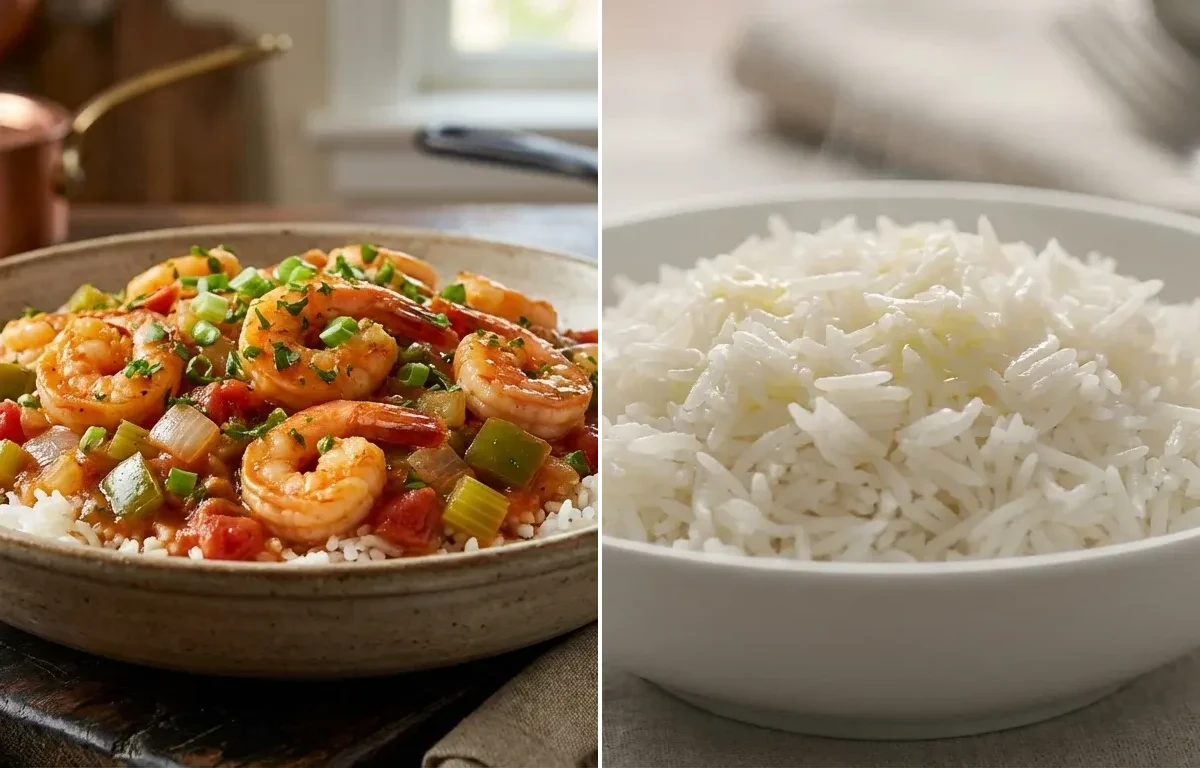 Shrimp Creole with Steamed Basmati Rice