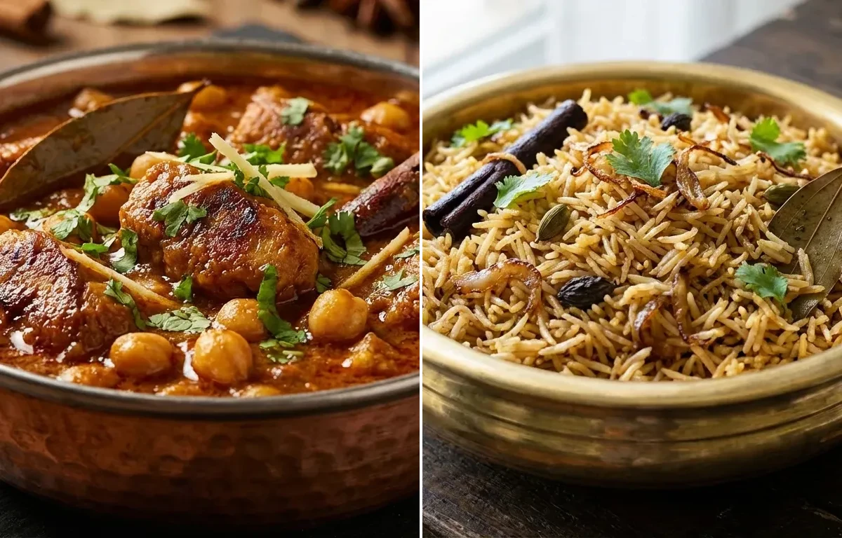 Soya Chaap Chola Curry