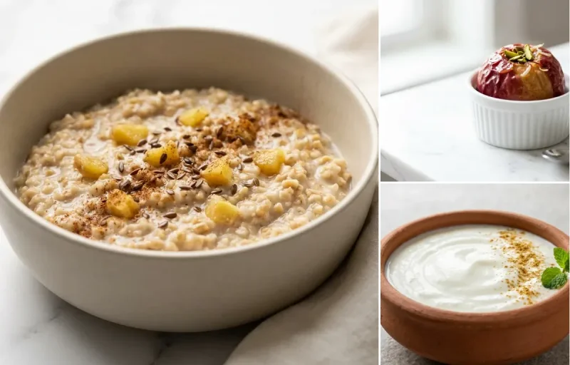 Steel-Cut Oats with Apple