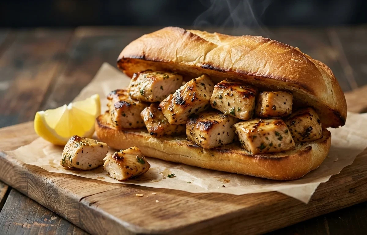 Spiedie Sandwich