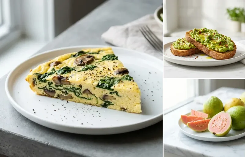 Spinach Mushroom Frittata