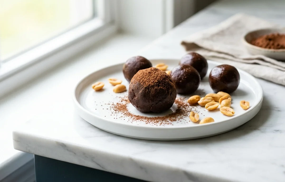 Sugar Free Chocolate Peanut Butter Fat Bombs
