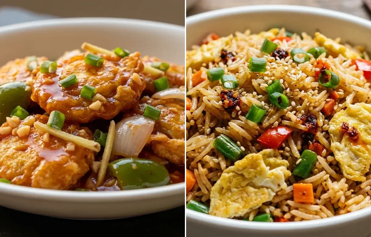 Sweet and Sour Egg with Egg Fried Rice