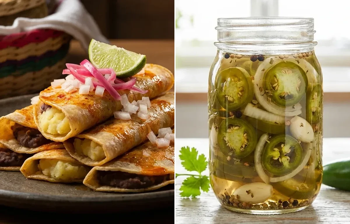 Tacos de Canasta with Pickled Jalapeños