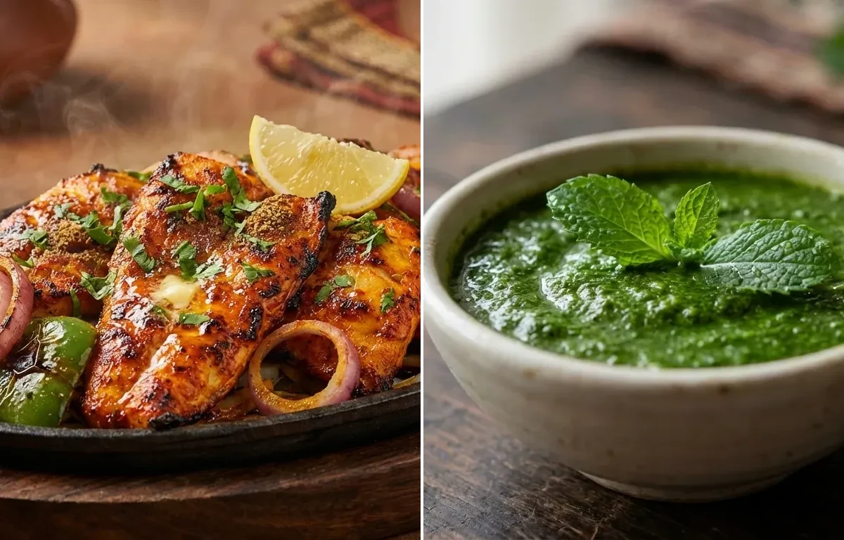 Tandoori Fish Tikka with Mint Chutney