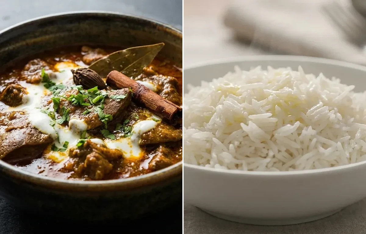 Tcharvan with Steamed Basmati Rice