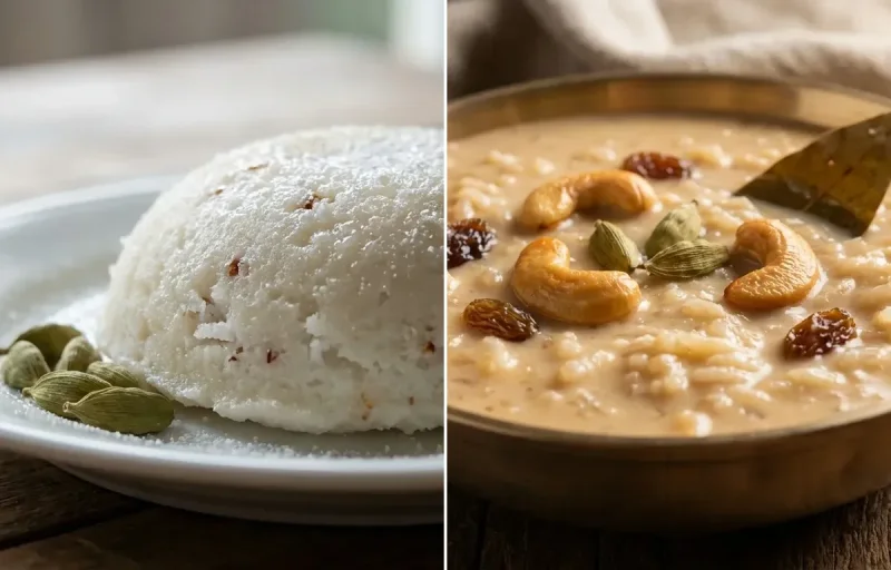 Tekeli Pitha with Nolen Gurer Payesh