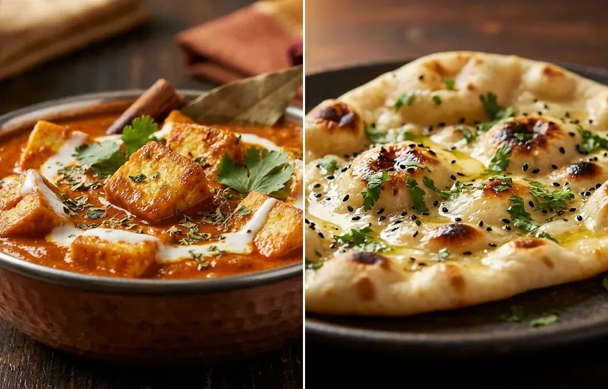 Tofu Butter Masala with Naan