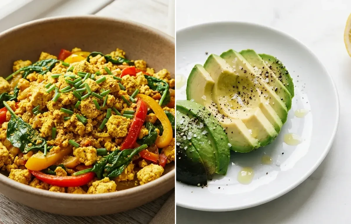 Tofu Scramble with Avocado