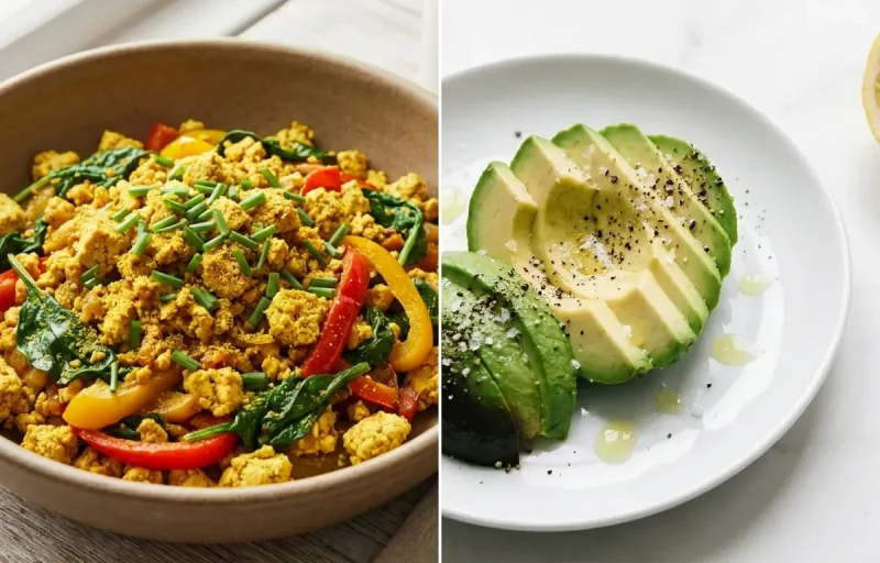 Tofu Scramble with Avocado