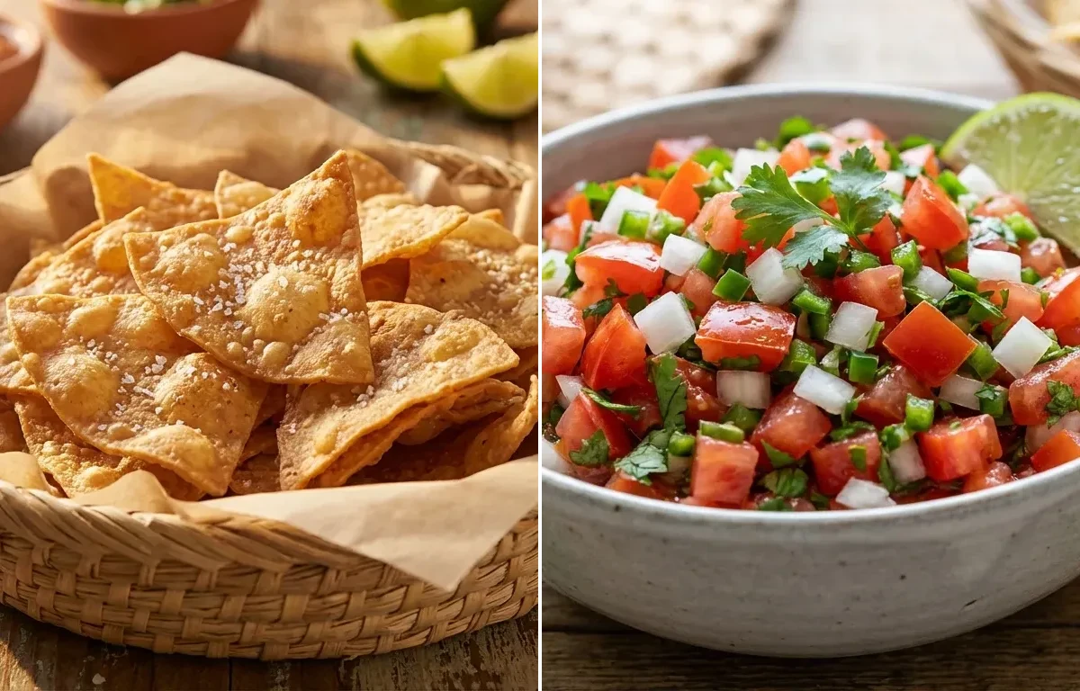 Tortilla Chips with Pico De Gallo