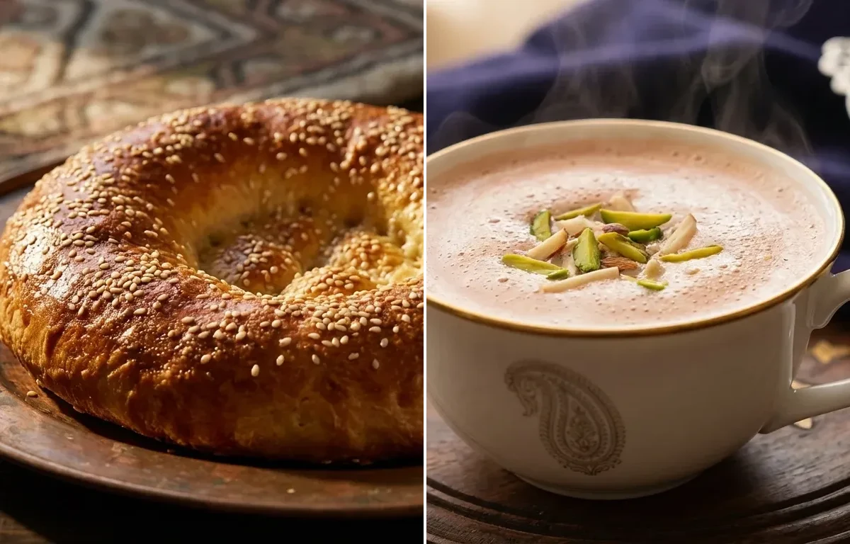 Tsochwor Bread with Noon Chai