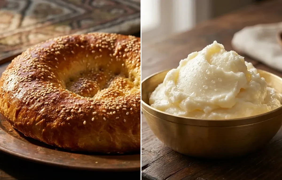 Tsochwor Bread with White Butter