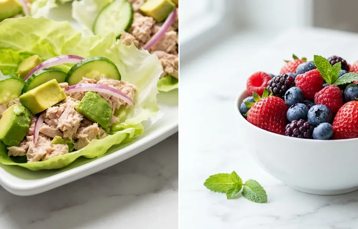 Tuna and Avocado Lettuce Wraps