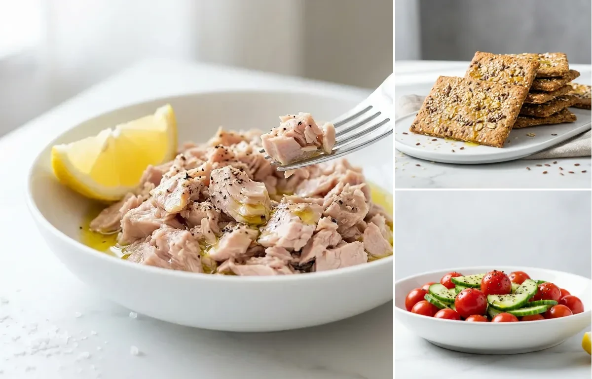Tuna Pouch with Olive Oil and Lemon