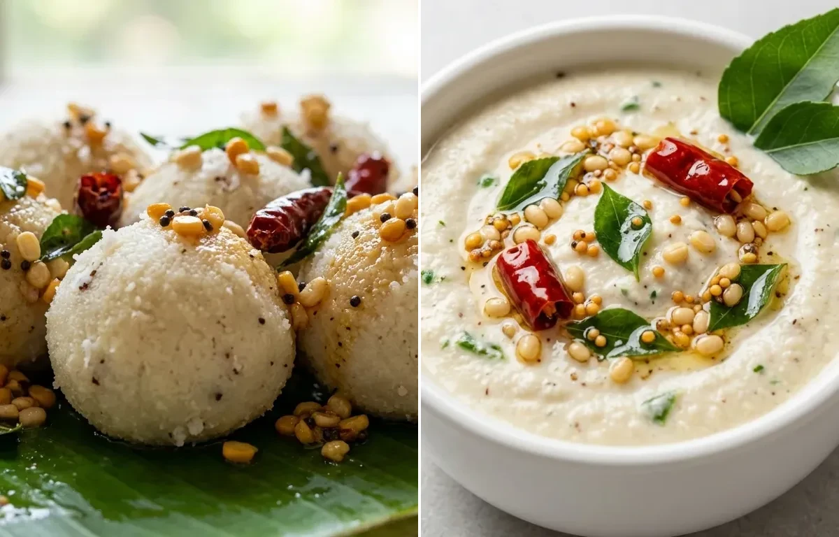 Undi with Coconut Chutney