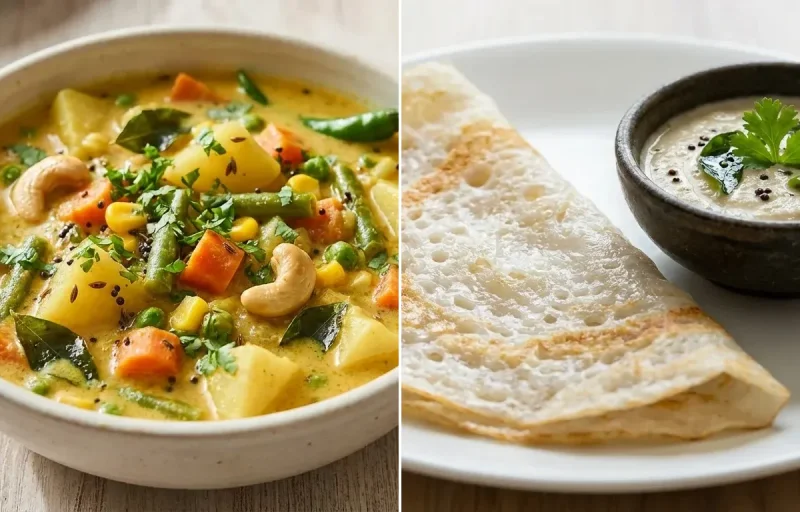 Valval with Neer Dosa