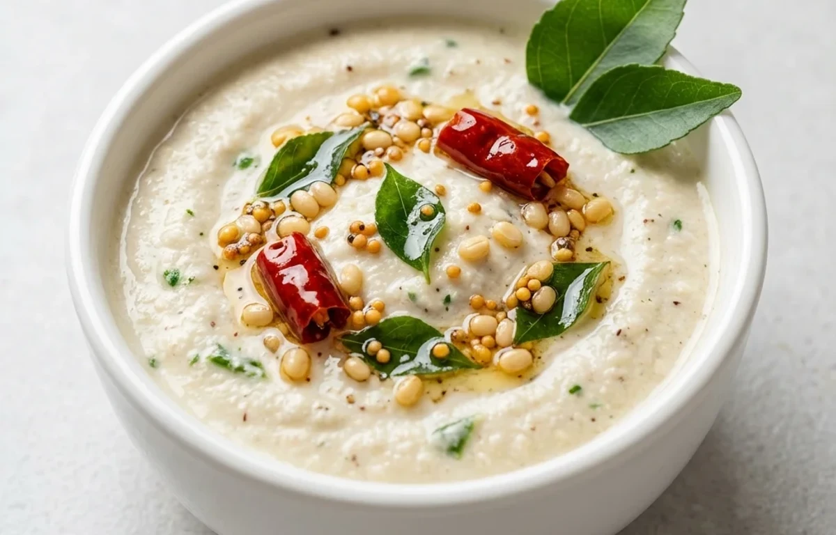 Vegan Oats Upma with Coconut Chutney