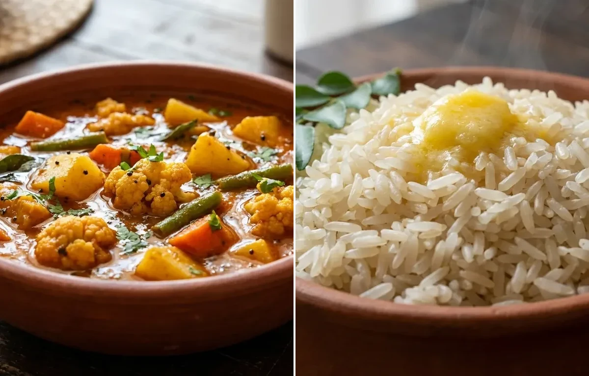 Vegetable Ambot Tik with Ukda Tandul