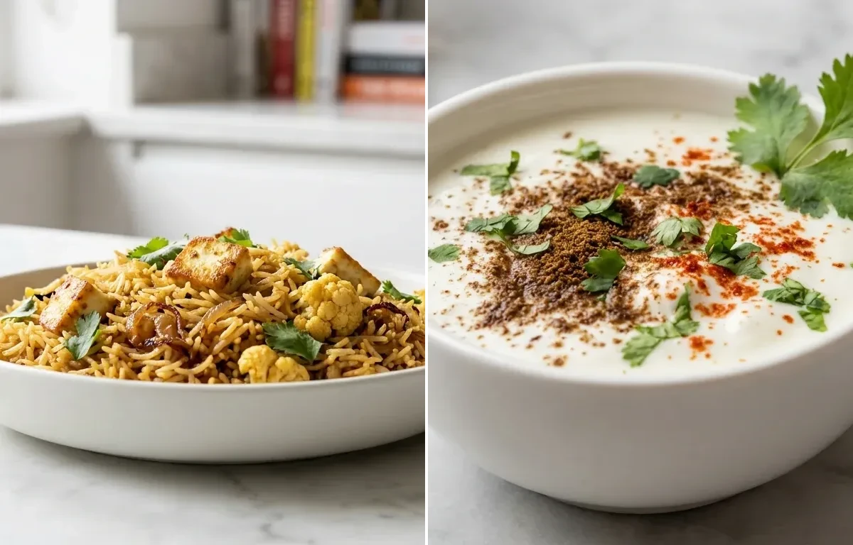 Vegetable Biryani with Paneer