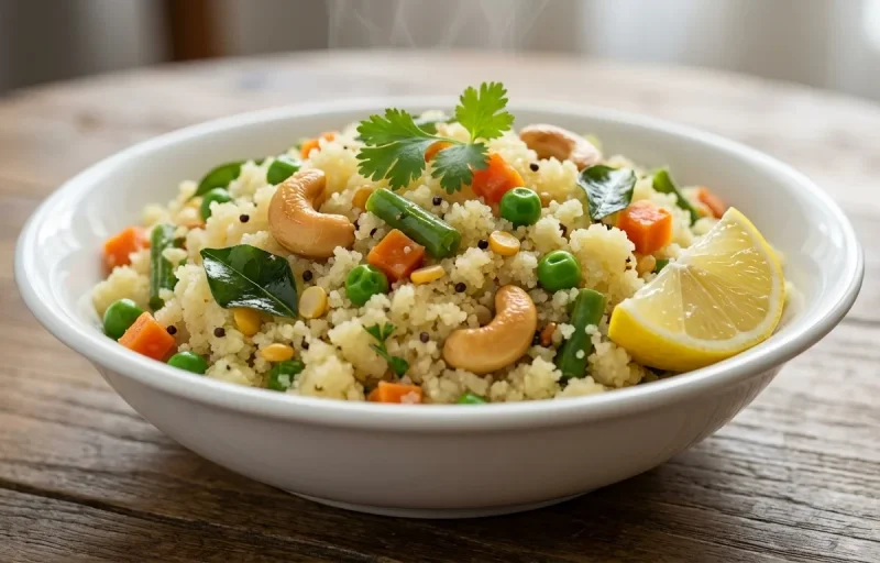 Vegetable Upma with Banana