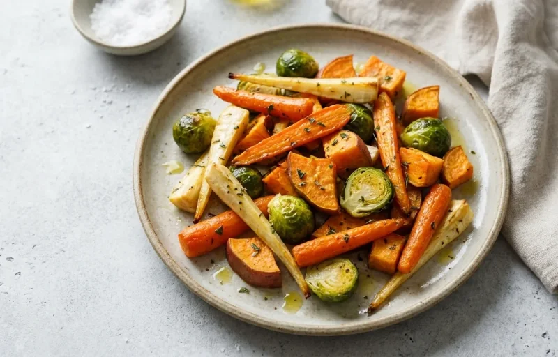 Veggie Frittata with Roasted Veg