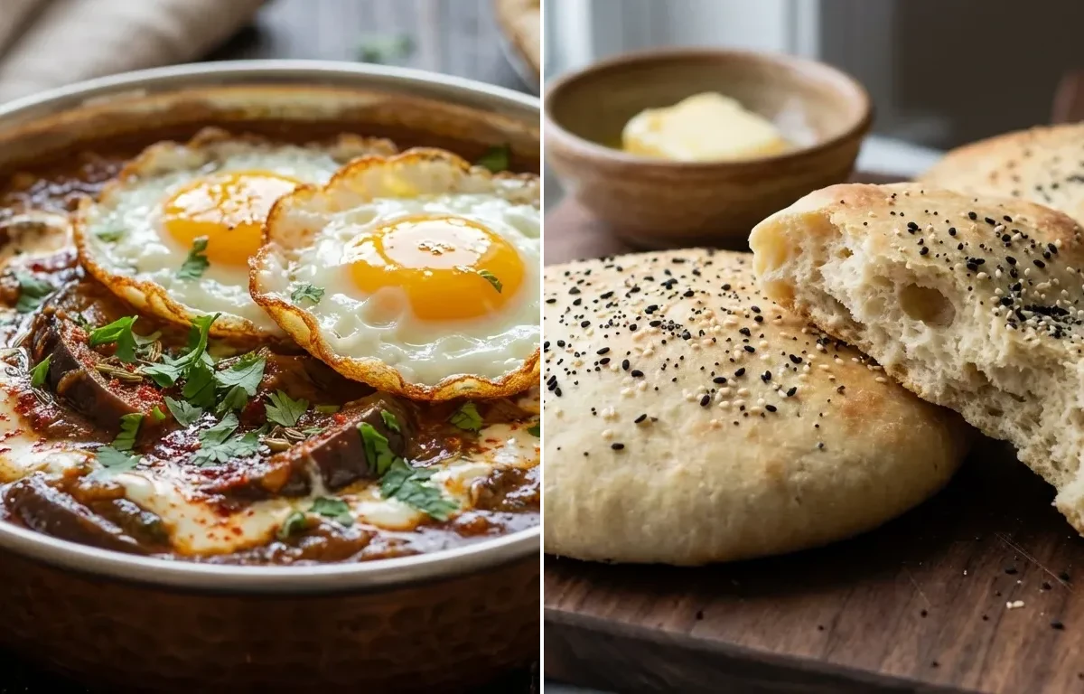 Wangan Hachi with Fried Eggs with Lavasa Bread